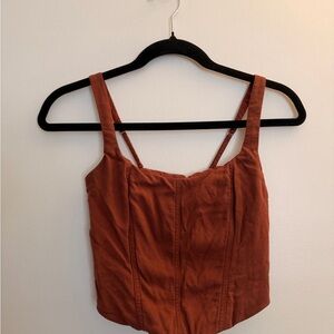 Abercrombie & Fitch Rust Color Sleeveless Women's Top size XS
